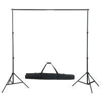 vidaXL Fotostudio-Set mit Softboxen und Hintergrundsystem