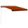 vidaXL Einziehbare Markise Handbetrieben 350 x 250 cm Orange und Braun