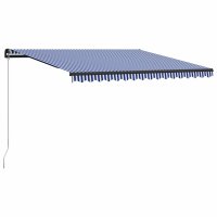 vidaXL Einziehbare Markise Handbetrieben 450 x 300 cm...