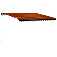 vidaXL Einziehbare Markise Handbetrieben 450 x 300 cm...