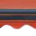 vidaXL Einziehbare Markise mit Windsensor &amp; LED 450x300cm Orange Braun