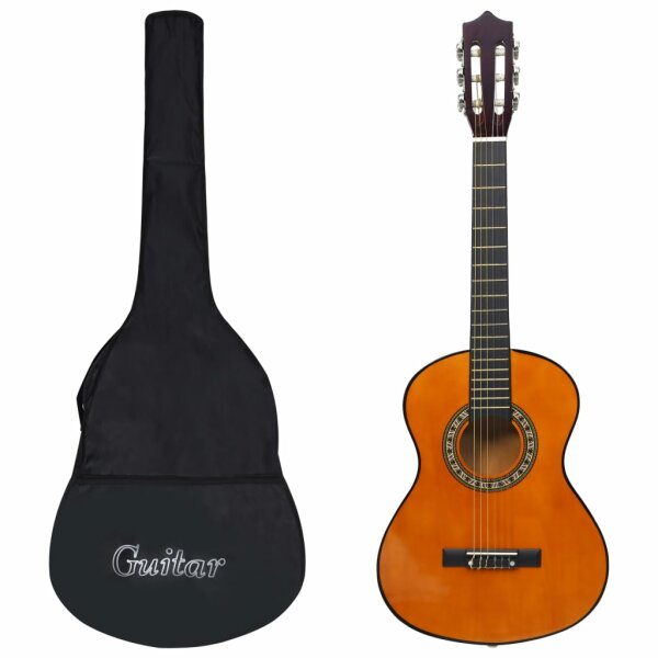 WOWONA Klassikgitarre f&uuml;r Anf&auml;nger und Kinder mit Tasche 1/2 34&quot;