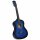 vidaXL Klassikgitarre für Anfänger mit Tasche Blau 3/4 36"