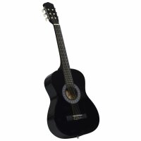 vidaXL Klassikgitarre für Anfänger mit Tasche Schwarz 3/4 36"