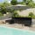 vidaXL 6-tlg. Garten-Lounge-Set mit Auflagen Poly Rattan Schwarz