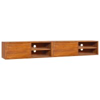 vidaXL Wand-TV-Schrank 180x30x30 cm Teak Massivholz