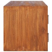 vidaXL Wand-TV-Schrank 180x30x30 cm Teak Massivholz