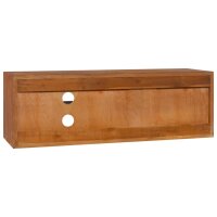 vidaXL Wand-TV-Schrank 180x30x30 cm Teak Massivholz