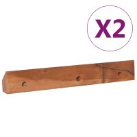 vidaXL Wand-TV-Schrank 180x30x30 cm Teak Massivholz