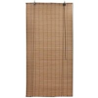 vidaXL Bambusrollos 2 Stk. 150x220 cm Braun