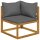 vidaXL 8-tlg. Garten-Lounge-Set mit Auflagen Massivholz Akazie