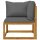 vidaXL 8-tlg. Garten-Lounge-Set mit Auflagen Massivholz Akazie