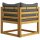 vidaXL 8-tlg. Garten-Lounge-Set mit Auflagen Massivholz Akazie