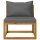 vidaXL 8-tlg. Garten-Lounge-Set mit Auflagen Massivholz Akazie