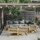 vidaXL 10-tlg. Garten-Lounge-Set mit Auflagen Massivholz Akazie