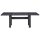 vidaXL 11-tlg. Garten-Essgruppe Poly Rattan Schwarz