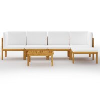 vidaXL 6-tlg. Garten-Lounge-Set mit Kissen...
