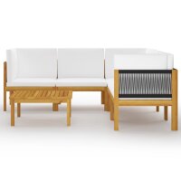vidaXL 6-tlg. Garten-Lounge-Set mit Kissen...