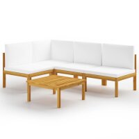 vidaXL 5-tlg. Garten-Lounge-Set mit Kissen...