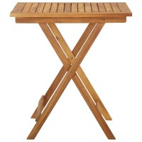 vidaXL 3-tlg. Garten-Essgruppe Klappbar Massivholz Akazie
