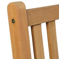 vidaXL 5-tlg. Garten-Essgruppe Massivholz Teak