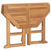 vidaXL 5-tlg. Garten-Essgruppe Klappbar Massivholz Teak