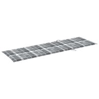 vidaXL Sonnenliege mit Auflage Akazie Massivholz