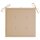 vidaXL Gartenstühle mit Beige Kissen 4 Stk. Teak Massivholz