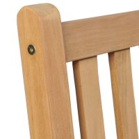 vidaXL Gartenst&uuml;hle 2 Stk. mit Anthrazit Kissen Massivholz Teak