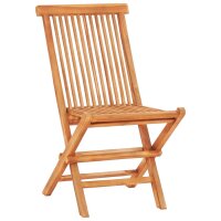 vidaXL 3-tlg. Bistro-Set mit Anthrazit Kissen Massivholz Teak