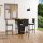 vidaXL 5-tlg. Gartenbar-Set mit Kissen Poly Rattan Schwarz