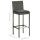 vidaXL 5-tlg. Gartenbar-Set mit Kissen Poly Rattan Grau