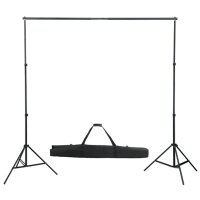 vidaXL Fotostudio-Set mit Softboxen, Hintergrundsystem und Reflektor