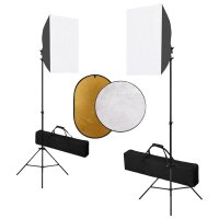 vidaXL Fotostudio-Set mit Softboxen und Reflektor