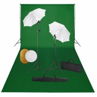 vidaXL Fotostudio-Set mit Leuchten, Schirmen,...