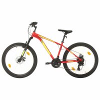 vidaXL Mountainbike 21 Gang 27,5 Zoll Rad 38 cm Rot