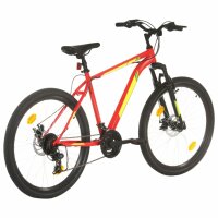 vidaXL Mountainbike 21 Gang 27,5 Zoll Rad 50 cm Rot