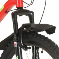 vidaXL Mountainbike 21 Gang 26 Zoll Rad 36 cm Rot