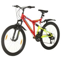 vidaXL Mountainbike 21 Gang 26 Zoll Rad 49 cm Rot