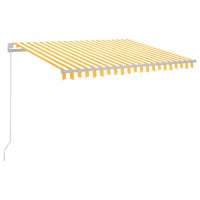 vidaXL Gelenkarmmarkise Einziehbar mit LED 300x250 cm...