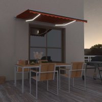 vidaXL Gelenkarmmarkise Einziehbar mit LED 300x250 cm...