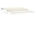 vidaXL Automatische Markise mit LED & Windsensor 450x300 cm Creme