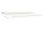 vidaXL Automatische Markise mit LED & Windsensor 500x300 Creme