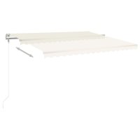 vidaXL Gelenkarmmarkise Automatisch 450x350 cm Creme