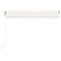 vidaXL Gelenkarmmarkise Automatisch 450x350 cm Creme