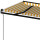 vidaXL Gelenkarmmarkise Automatisch 450x300 cm Gelb und Weiß