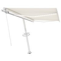 vidaXL Gelenkarmmarkise Einziehbar mit LED 300x250 cm...