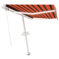 vidaXL Gelenkarmmarkise Einziehbar mit LED 350x250 cm...