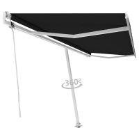 vidaXL Standmarkise Automatisch 500x300 cm Anthrazit
