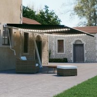 vidaXL Gelenkarmmarkise Einziehbar mit LED 600x300 cm...